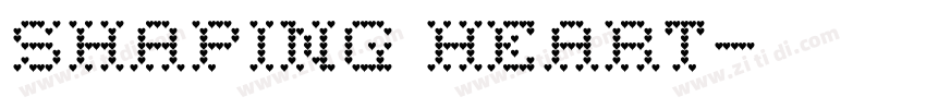Shaping Heart字体转换